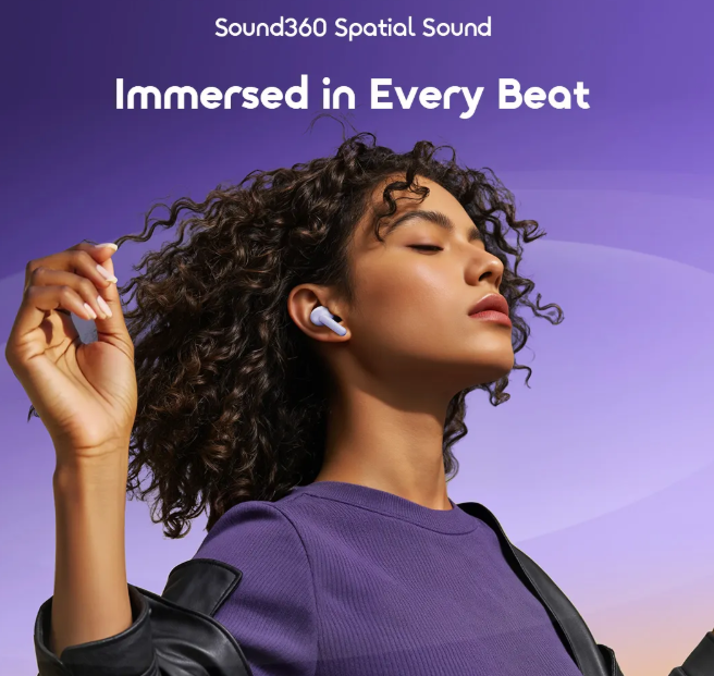oraimo SpaceBuds Lite Sound360 Anti-Lost True Wireless Earbuds 40-Hr Long Playtime Bluetooth Earphones