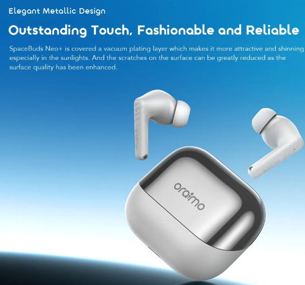 oraimo SpaceBuds Neo+ ANC Spatial Audio True Wireless  Bluetooth  Earphones