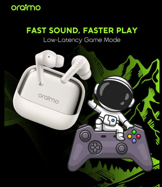 oraimo SpaceBuds Neo+ ANC Spatial Audio True Wireless  Bluetooth  Earphones