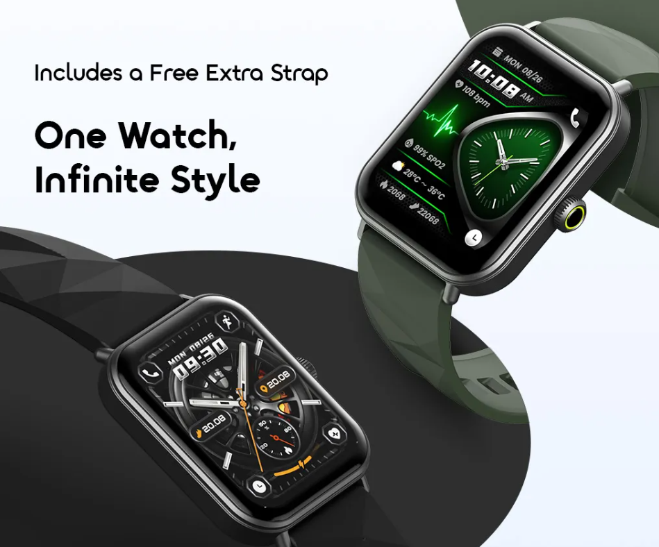 Oraimo Watch Nova 2 Lite 1.93" AMOLED AI Generated Watch Faces Smartwatches + FREE EXTRA STARPS