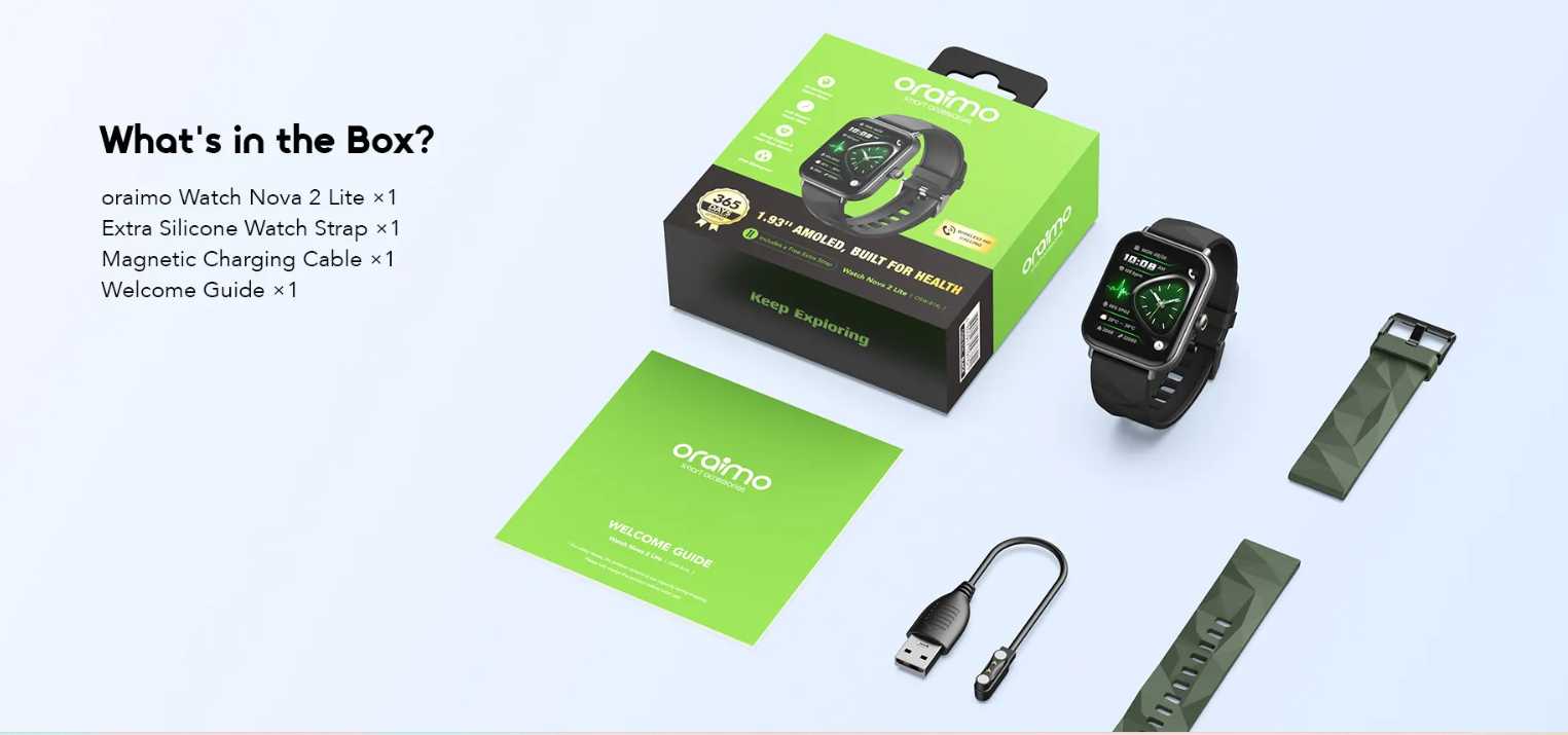 oraimo Magnisonic Sonic Power Electric Toothbrush+ 8 brush heads included