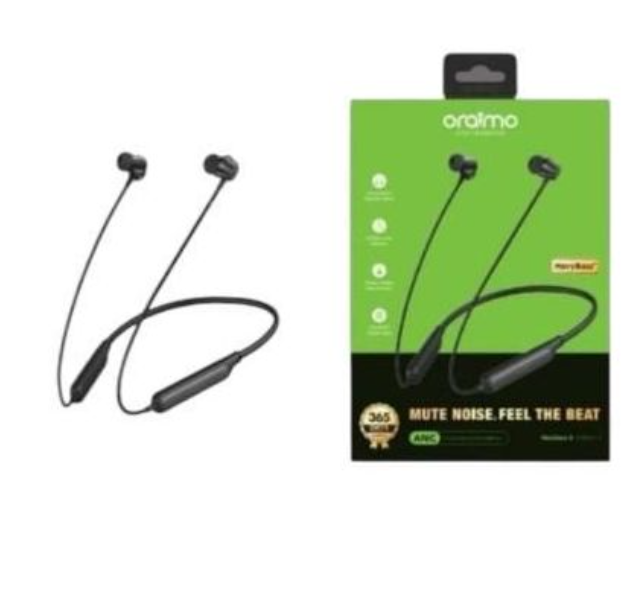 oraimo Necklace 5 ANC Dual EQ Multiple Connection 40-hr playtime Quick Charge Neckband Earphone