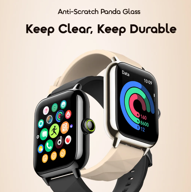 oraimo Watch 6 Nano 1.52" TFT Full Touch Smart Watch  Anti-Scratch Panda Glass +  Free Extra Strap