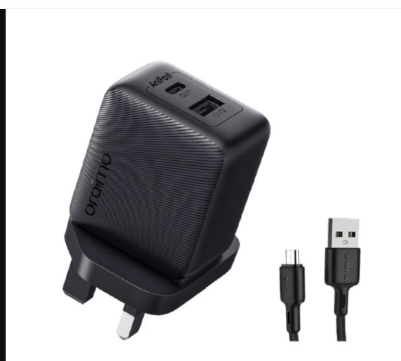 Oraimo Can-non 18D 18W Wall Charger Kit +type C Cable WALLCHARGER