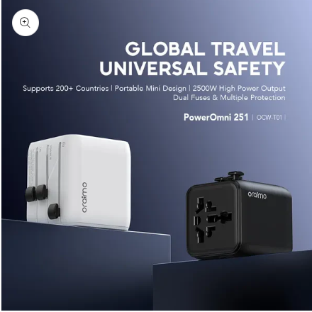 GLOBAL TRAVEL UNIVERSAL SAFETY! ORAIMO POWERoMNI 251 UNIVERSAL