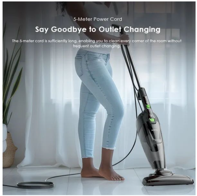 Oraimo Smart-Vacuum Corded 500W Powerful Vacuum Cleaner