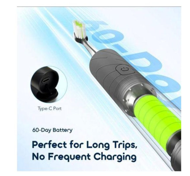 Oraimo. Magnisonic Sonic Power Electric Toothbrush  Electric Toothbrushes for dental care with 8 additional  brush heads