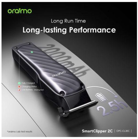 Oraimo SmartClipper 2C Professional Hair Clipper with adjustable blades and cordless