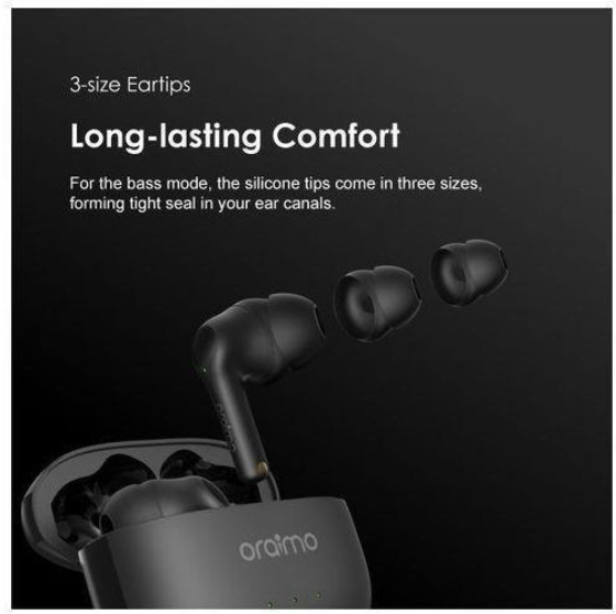 Oraimo FreePods 3C ENC Calling Noise Cancellation Long Playtime True Wireless Earbuds