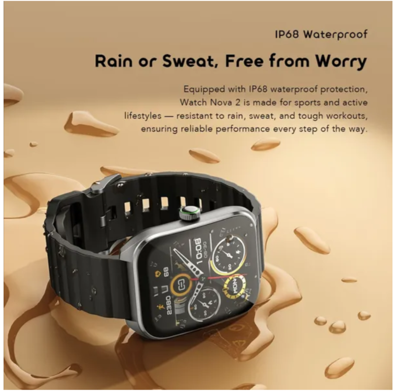 oraimo Watch Nova 2 2.01" AMOLED IP68 Curved Touchscreen Smart Watch Smartwatches