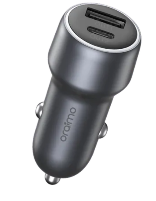 oraimo Bullet 48 48W Car Charger small size and ultra fast, comes with a free type c cable  Automobile Chargers