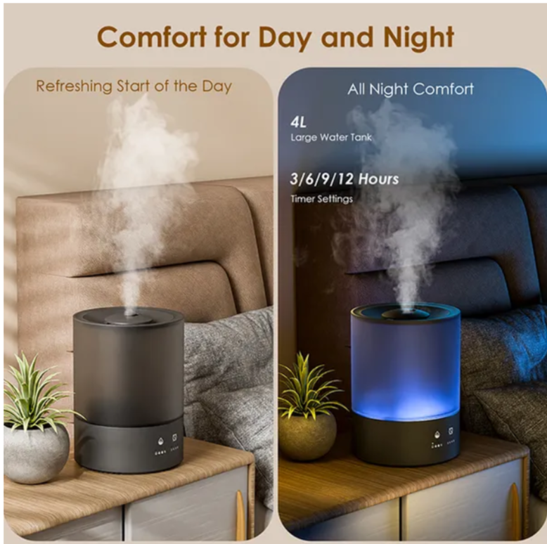 oraimo SmartHumidifier Aura 4L Humidifier,4L Big Capacity  Humidifiers