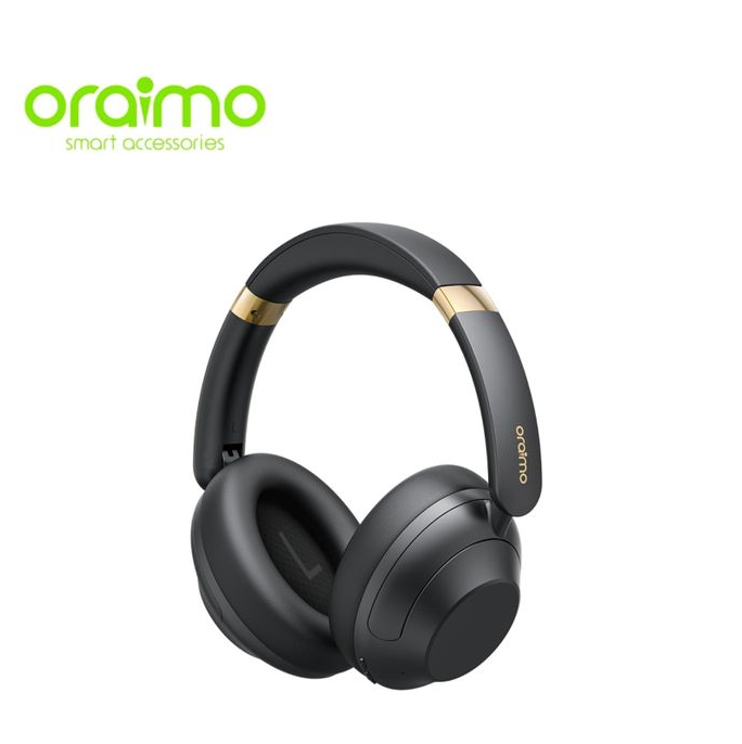 Oraimo BoomPop Pro Wireless Headphones Over-Ear Hybrid Noise Cancellation,  82-Hour Long Playtime &  Touch & Swipe to Control