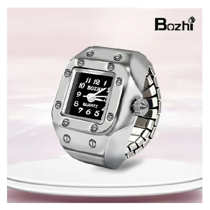 Men's Ring New Hot Selling Creative Alloy Finger Watch Couple Ring Watch