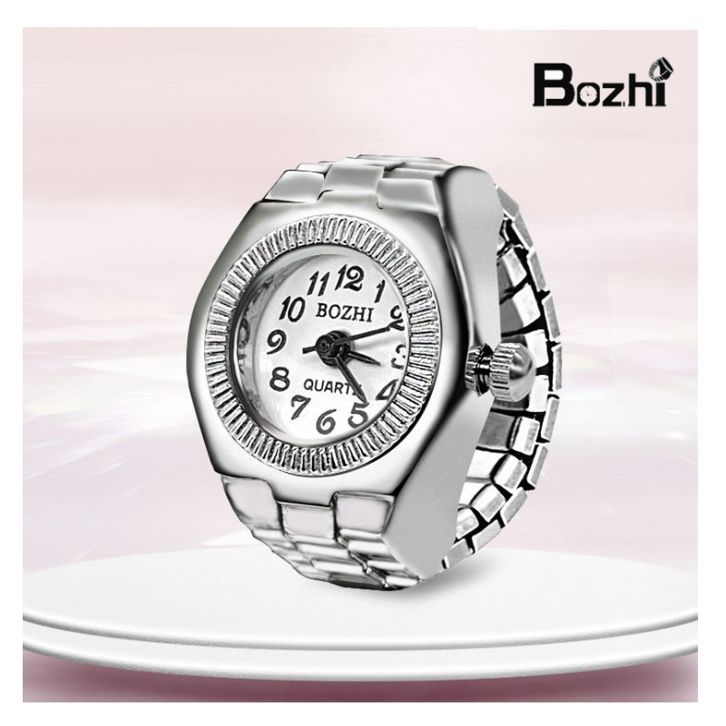 Men's Ring New Hot Selling Creative Alloy Finger Watch Couple Ring Watch