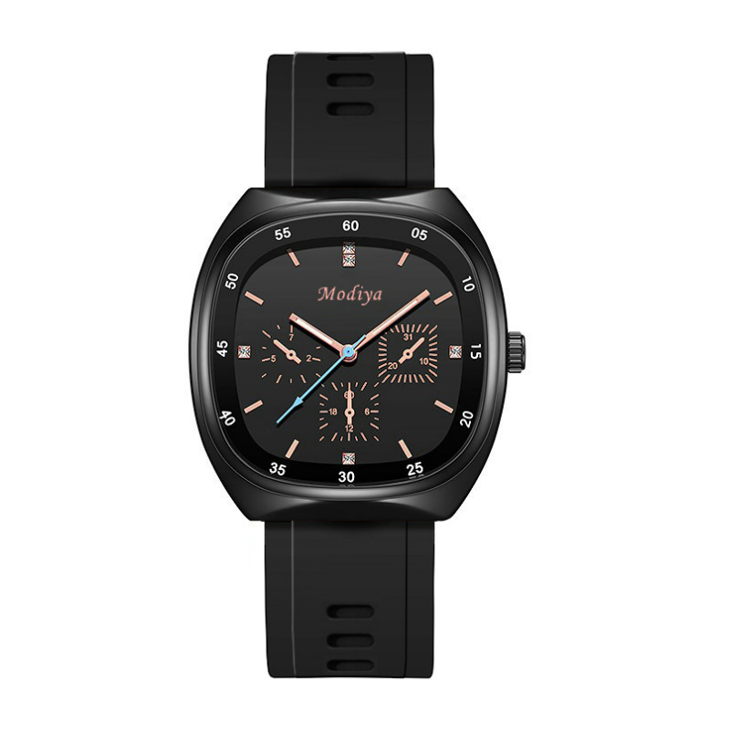 Boys' new high-value silicone watch for both male and female students
