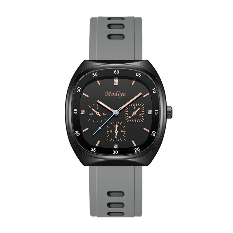 Boys' new high-value silicone watch for both male and female students