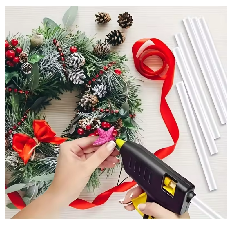 7 * 100mm 8pc hot melt glue stick, mini glue gun stick, used for DIY glue gun technology, general maintenance of home decoration