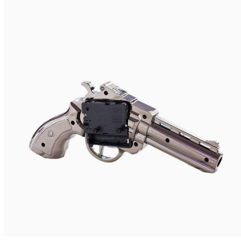 Revolver Shaped Alarm Clock, Fashionable And Creative, Versatile Alarm clock, household products, children's alarm clock