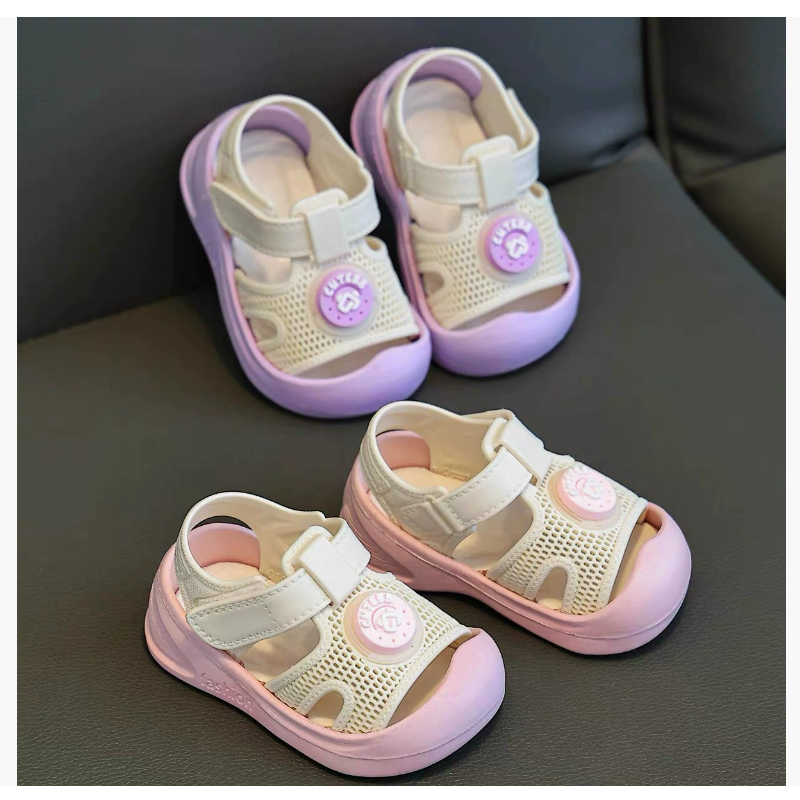 Walking Shoes 2025 New Style For Children, Baby Sandals, anti slip, summer baby shoes, soft sole, breathable toe cap, boys and girls