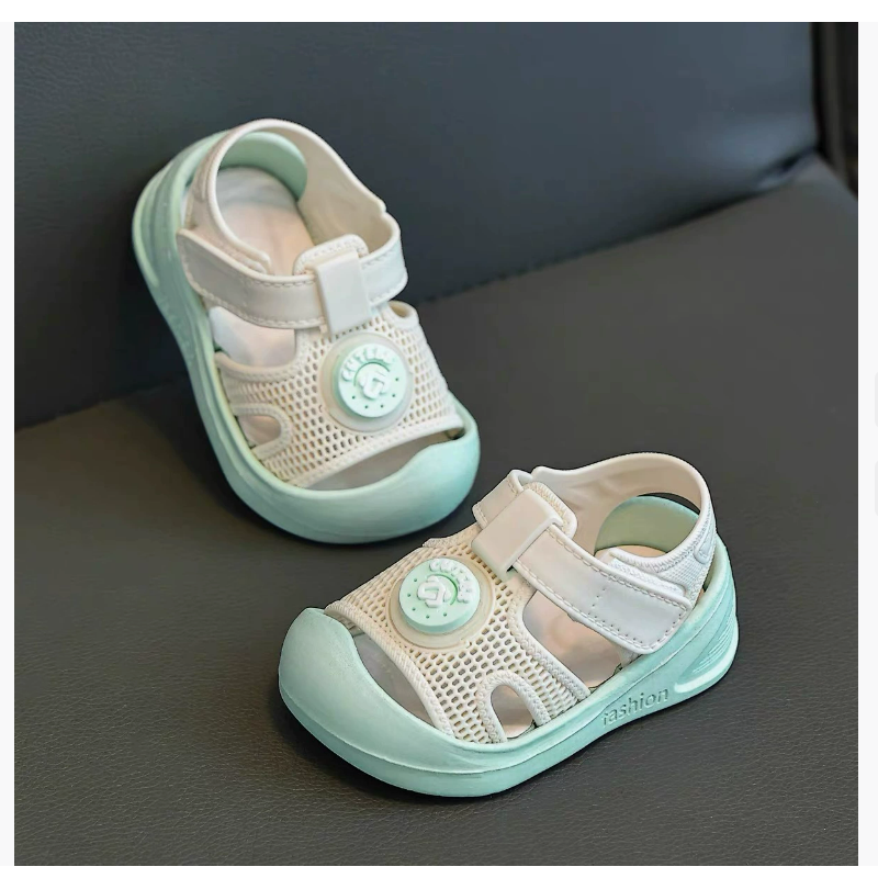 Walking Shoes 2025 New Style For Children, Baby Sandals, anti slip, summer baby shoes, soft sole, breathable toe cap, boys and girls