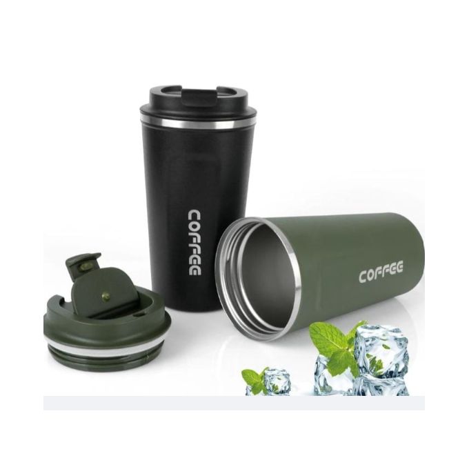 Stainless Steel Coffee Cup Thermos Mug Travel Thermal Vacuum Flask Unusual Tea Cup Set Cups Mugs Cupshe Drinkware Glass Thermal Beer Cute Travel 500ml Lid Coffe Carry Sets Insulated Cup Water Bottle