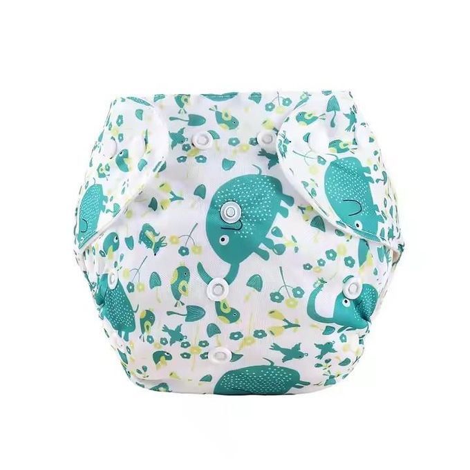Fashion Washable Reusable Adjustable Baby Diaper Printed Unisex Cloth Diapers Infant Nappy Soft Covers With 3 Inserts.