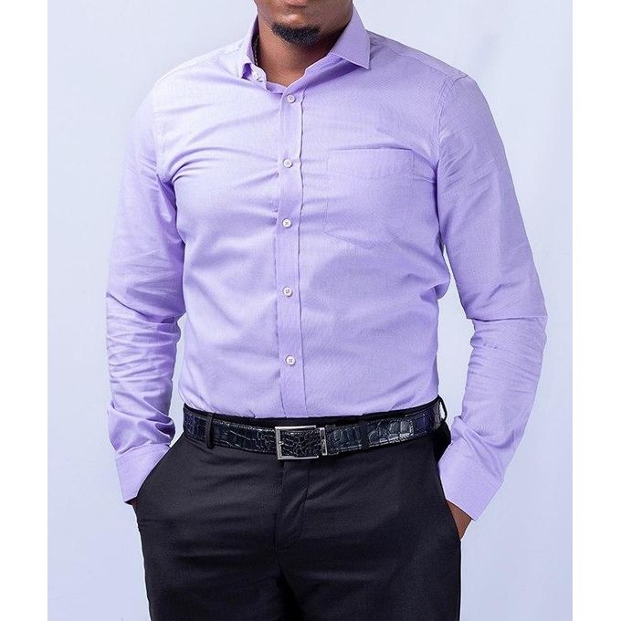 4 Pack Men Official Shirts - Slim fit - 100% Cotton...