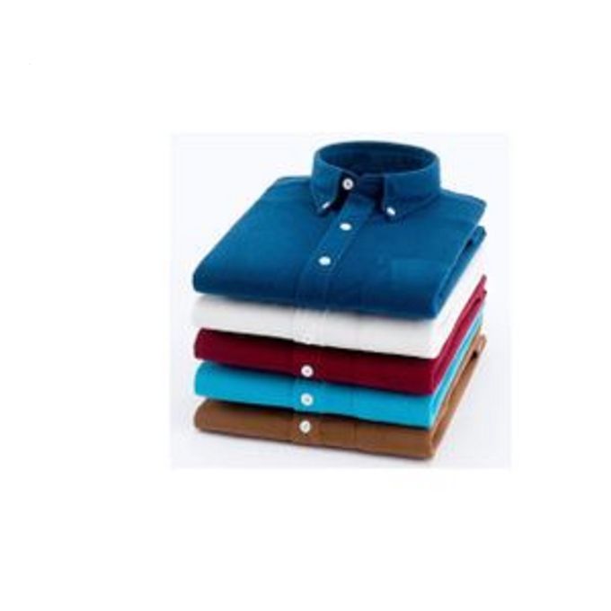 Fashion men high quality official stylish cotton shirts - 3 pcs made from breathable cotton for all day comfort.