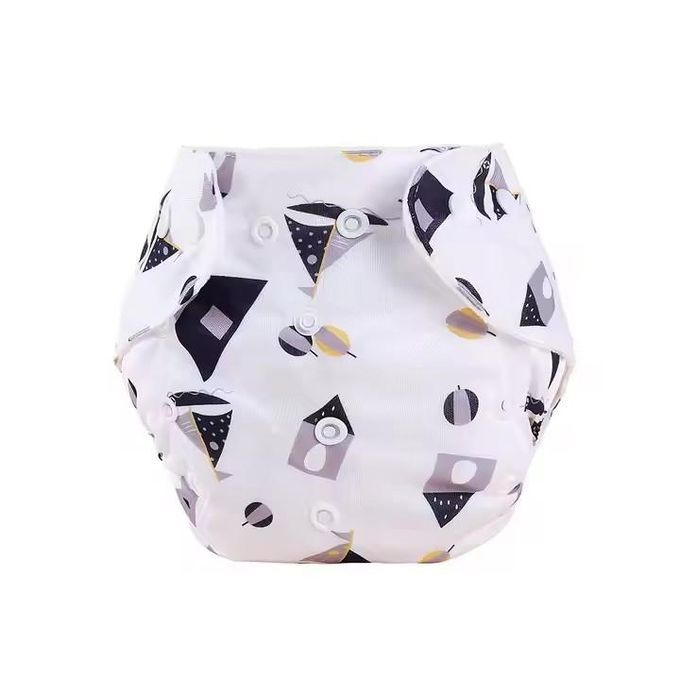 Washable Reusable Adjustable Baby Diaper Printed Unisex Cloth Diapers Infant Nappy Soft Covers With 3 in1 Inserts.