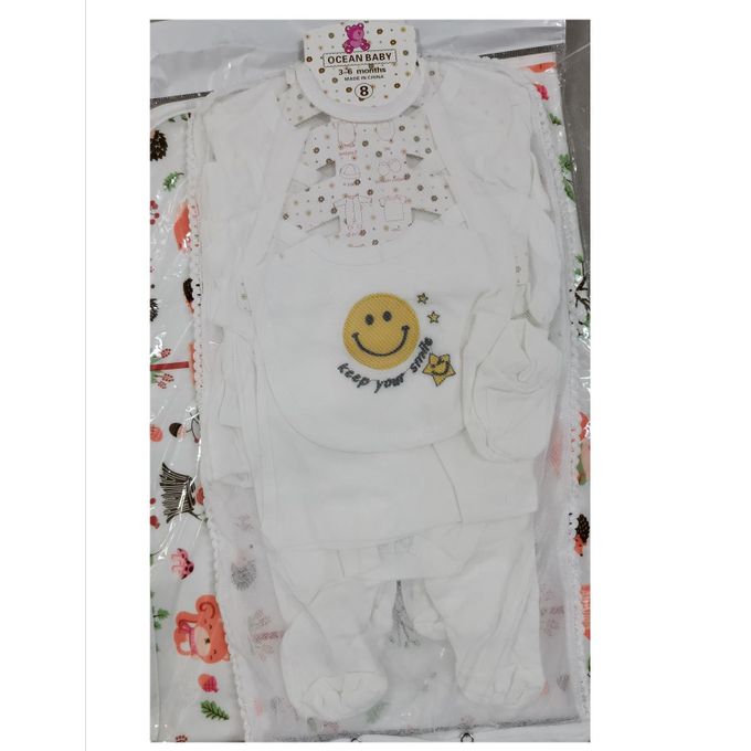 Lucky Star 11 Pieces Unisex New Born Baby Receiving Set-for Baby Girls and Boys, Featuring Premium Comfort, Care, and Convenience for New Parents!