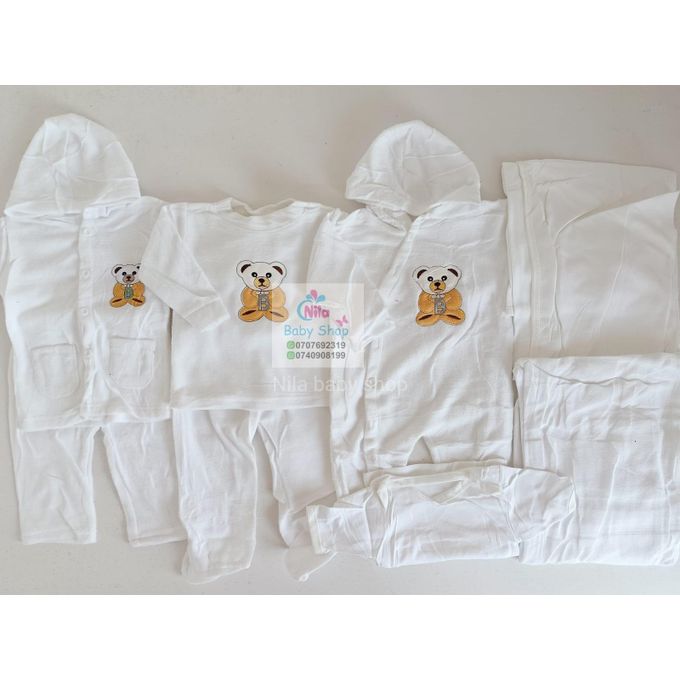 Lucky Star 11 Pieces Unisex New Born Baby Receiving Set-for Baby Girls and Boys, Featuring Premium Comfort, Care, and Convenience for New Parents!