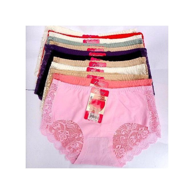 HIGH QUALITY LADIES PANTIES 3PCS NET SEAMLESS COTTON UNDERWEAR, LADIES PANTS