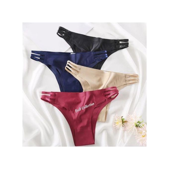 HIGH QUALITY WOMEN THONG STOCK CLEARANCE OFFER 3PCS Women Sexy Thongs Strap G-string V-string Panties Lace