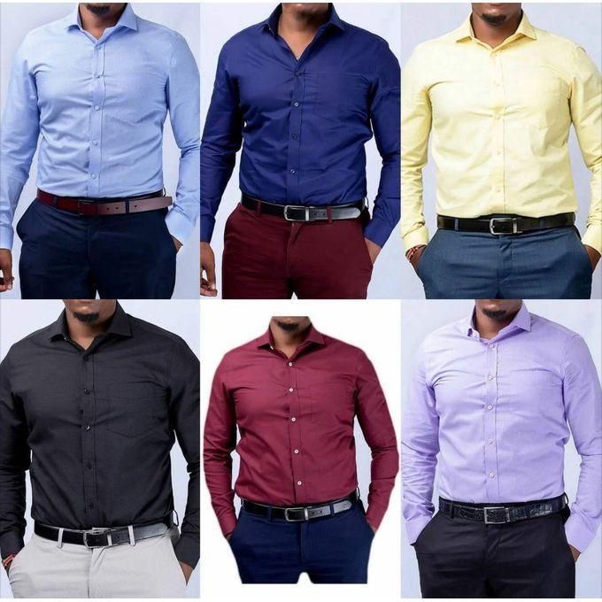 Fashion 5 Official Mens Shirts Cotton Long Sleeve-cotton