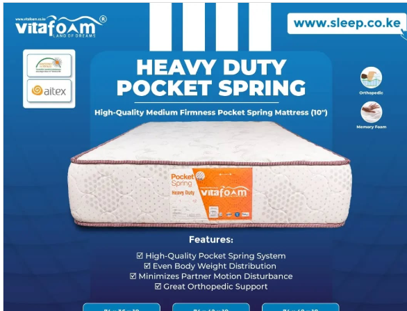 Vitafoam Pocket Spring Memory Foam home and living bedroom furniture very good quality and comfortable mattress