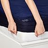 Vitafoam 100% Waterproof Ultra Soft Cotton Mattress Protector Queen Size 78x60 Inches | Breathable Hypoallergenic Fitted Queen Size Bed Protector Cover