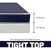 Vitafoam Waterproof No-Springs Bed Mattress Eco-Barrier,Clean&Body,Supportive Spinal,Indoor-Outdoor Friendly,Flippable,One Breeze Comfort