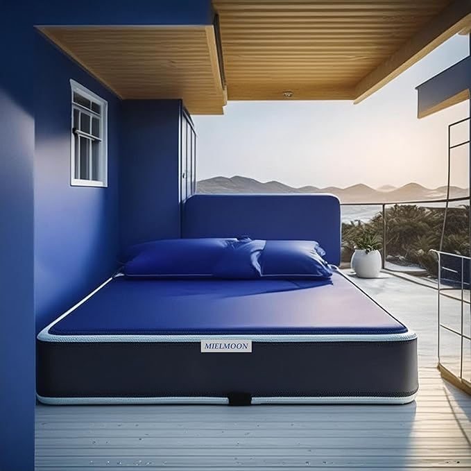 Vitafoam 100% Waterproof Ultra Soft Cotton Mattress Protector Queen Size 78x60 Inches | Breathable Hypoallergenic Fitted Queen Size Bed Protector Cover