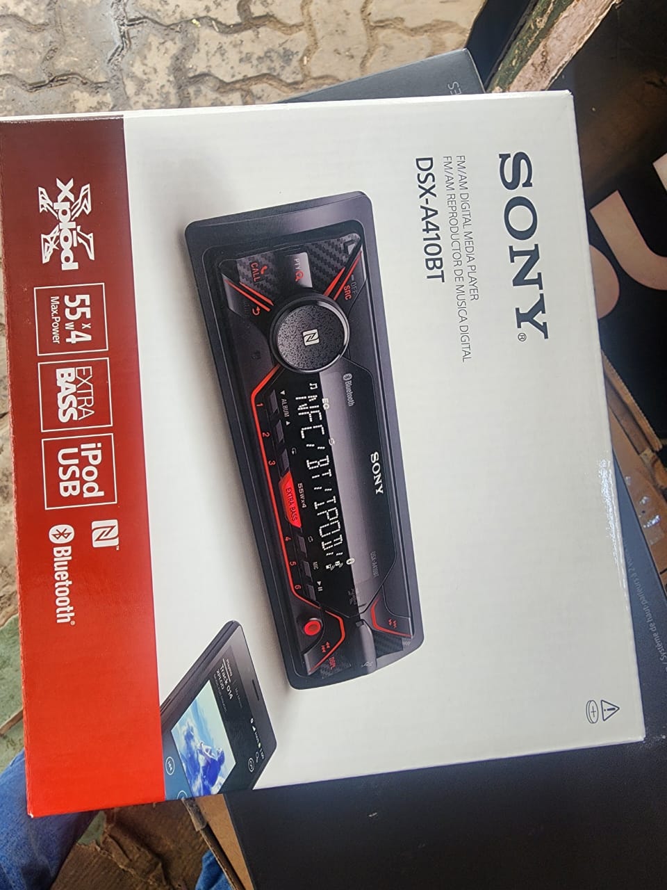 Bluetooth Car radio Sony DSX-A410BT with USB FM AUXSingle-DIN Media Receiver with Dual Bluetooth