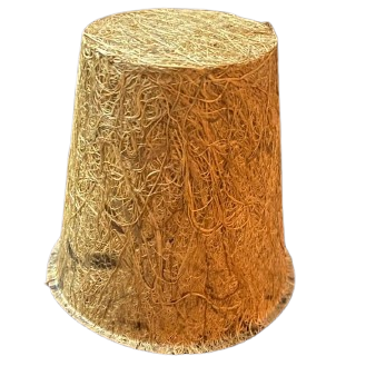 Vuna Coconut Coir Seed Starter Pot, Size 10G, Conical, Measuring bottom2" height 3" and Top3"