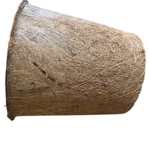 Vuna Coconut Coir Seed Starter Pot, size 25G is Conical measuring  3"X4"X4" which is 750ml. It is ideal for raising tree seedlings and on ornamental plants. Can easily be decorated for ornamental use.