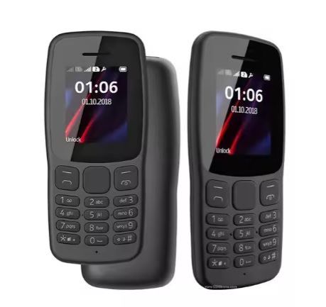 Hot SellFeature Phone For Nokia 105 106 Unlocked Gsm Dual Sim Feature Phone Very Cheap With Keypad Mobile Phone