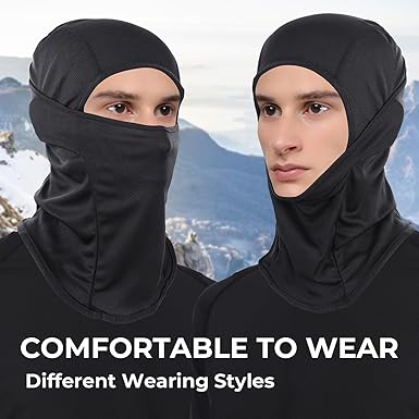 Ski Mask Balaclava Face Mask, Motorcycle Outdoor Premium Ninja Mask