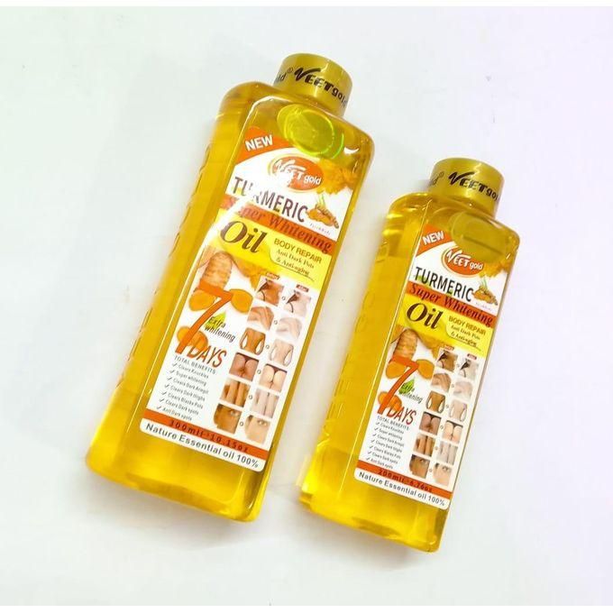 VEET GOLD Veetgold Tumeric Oil Whitening & Brightening Body Oil