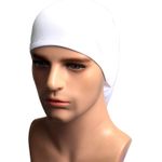 Outdoor Full Face Mask Spandex Balaclava Thin Motorcycle Cycling Ski CS Mask white Balaclava