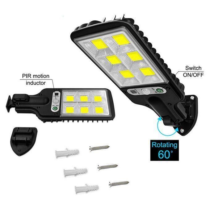 New Solar Light PIR Motion Sensor Garden Outdoor LED Lighting Waterproof Smart Remote Control Lamp Solar Power Street Lamp