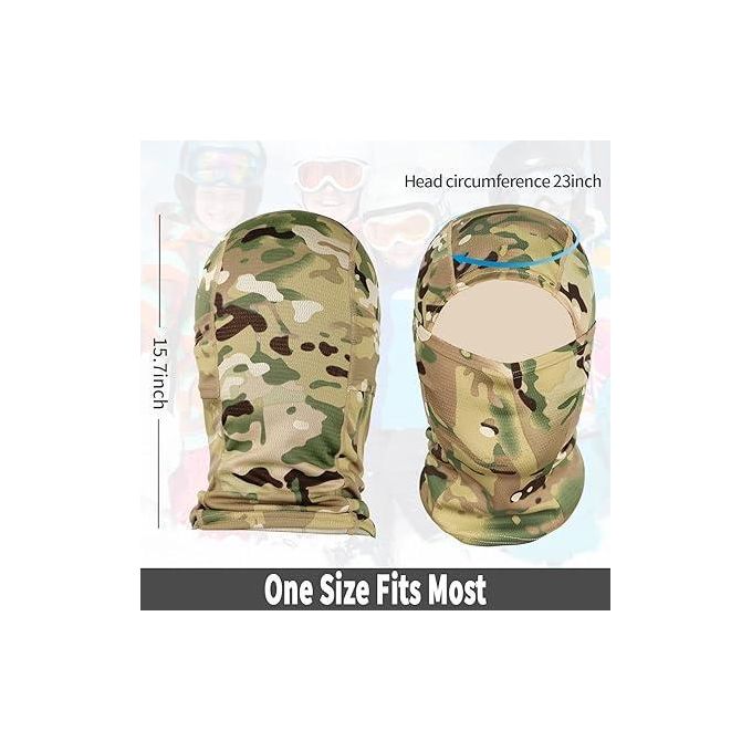Camouflage Balaclava Hat Cycling Full Face Mask Outdoor Sports Hunting Hiking Ski Mask motorcycle Helmet Inner Cap