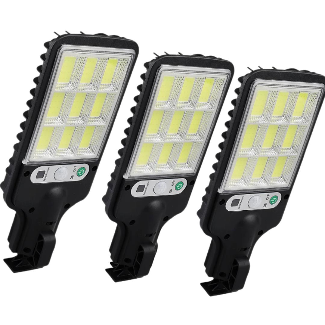 3 PACK Solar Light New Solar Wall Light PIR Motion Sensor Outdoor Garden Security Street Lamp