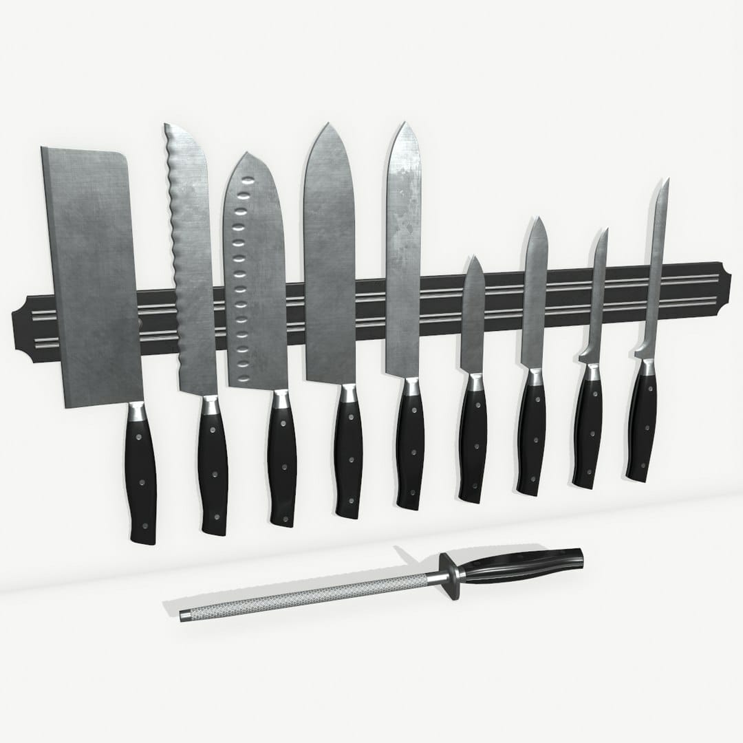 50cm Kitchen Magnet Knife Holder Knife Rack Organizer, Declutter utensils organizer, Knife magnetic holder, steel declutter magnetic rack, magnetic organizer Wall Mounted With Screws                .